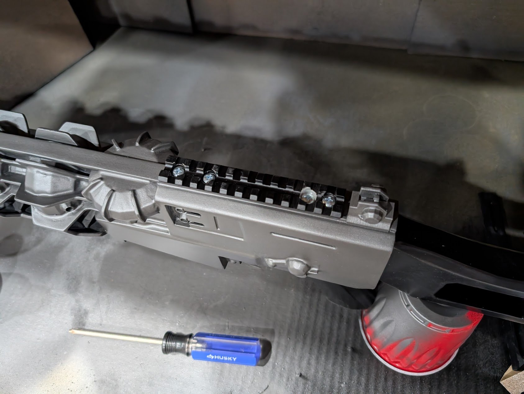 Modifying a Ruger 10/22 Rail